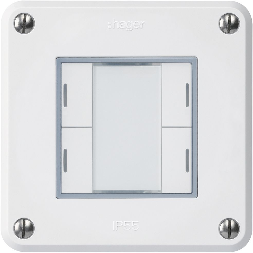 UP-Taster ROB A KNX 4×ws