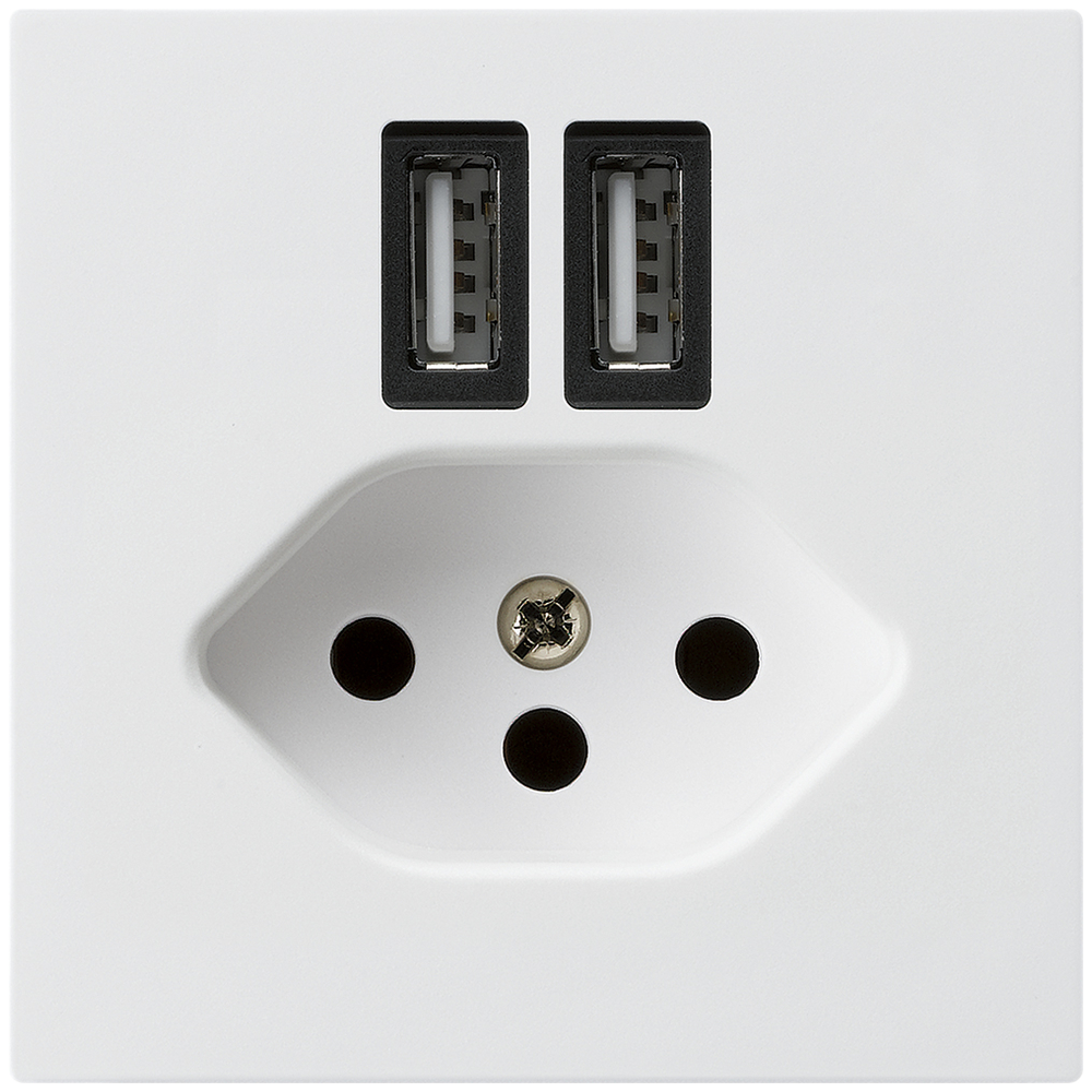 Steckdose 2×USB&T13 KAL A