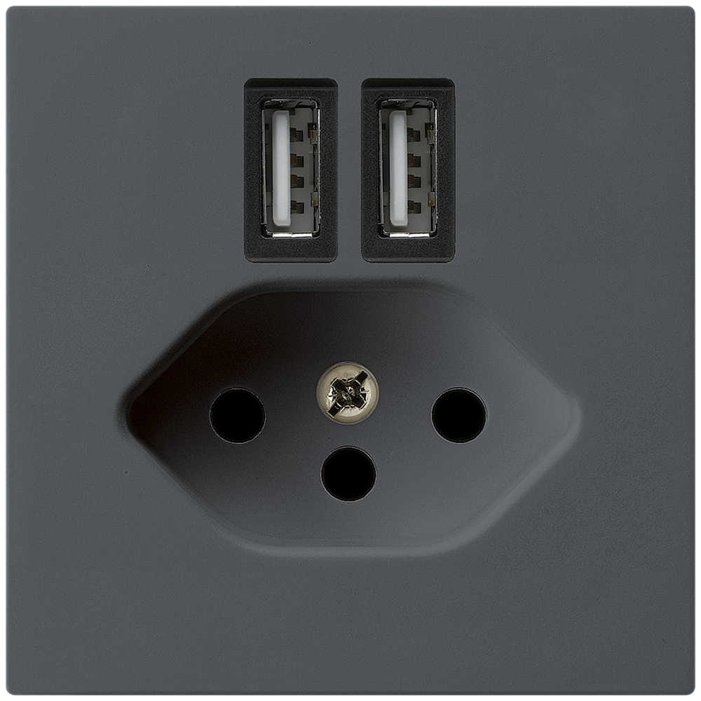 Steckdose 2×USB&T13 KAL A
