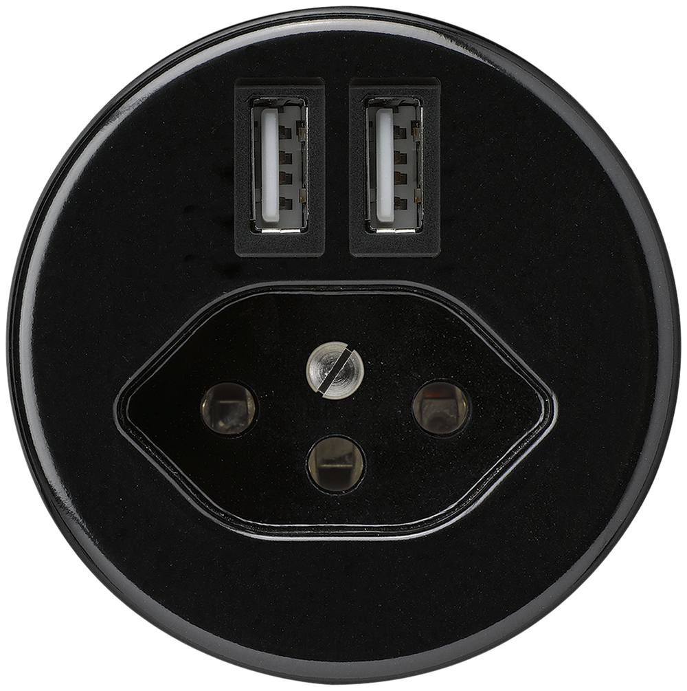 Steckdose 2×USB&T13 BAS A