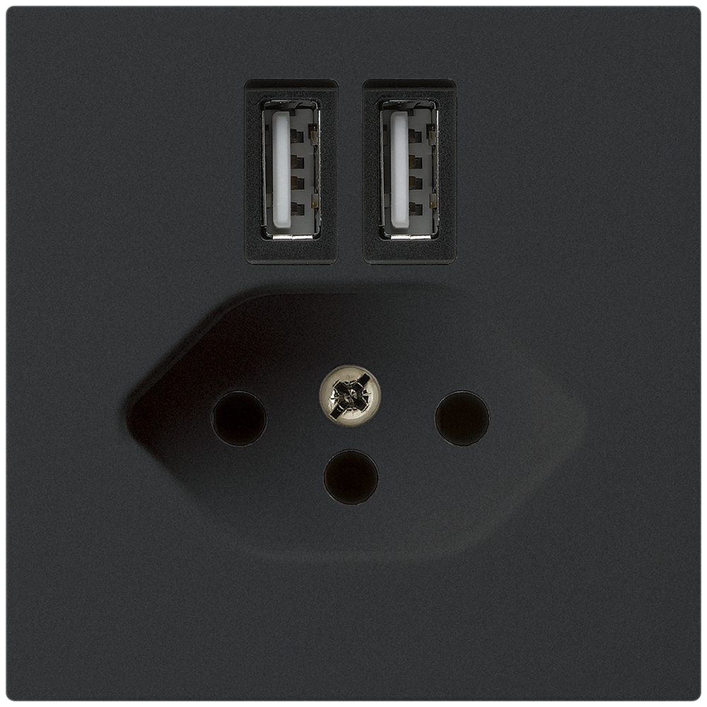 Steckdose 2×USB&T13 KAL A