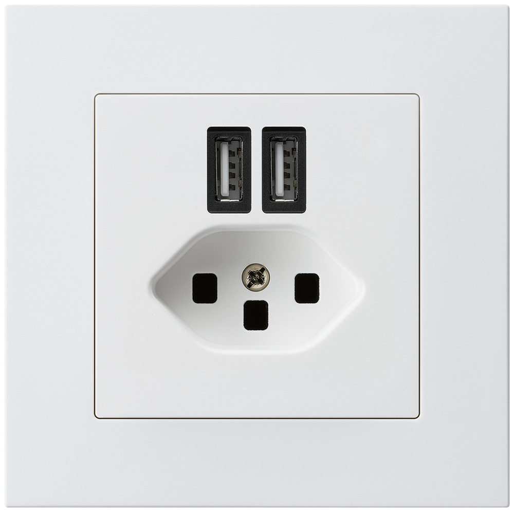 UP-Steckdose 2×USB&T23 KPR