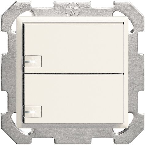 UP-Taster KNX 2-fach Edue ws