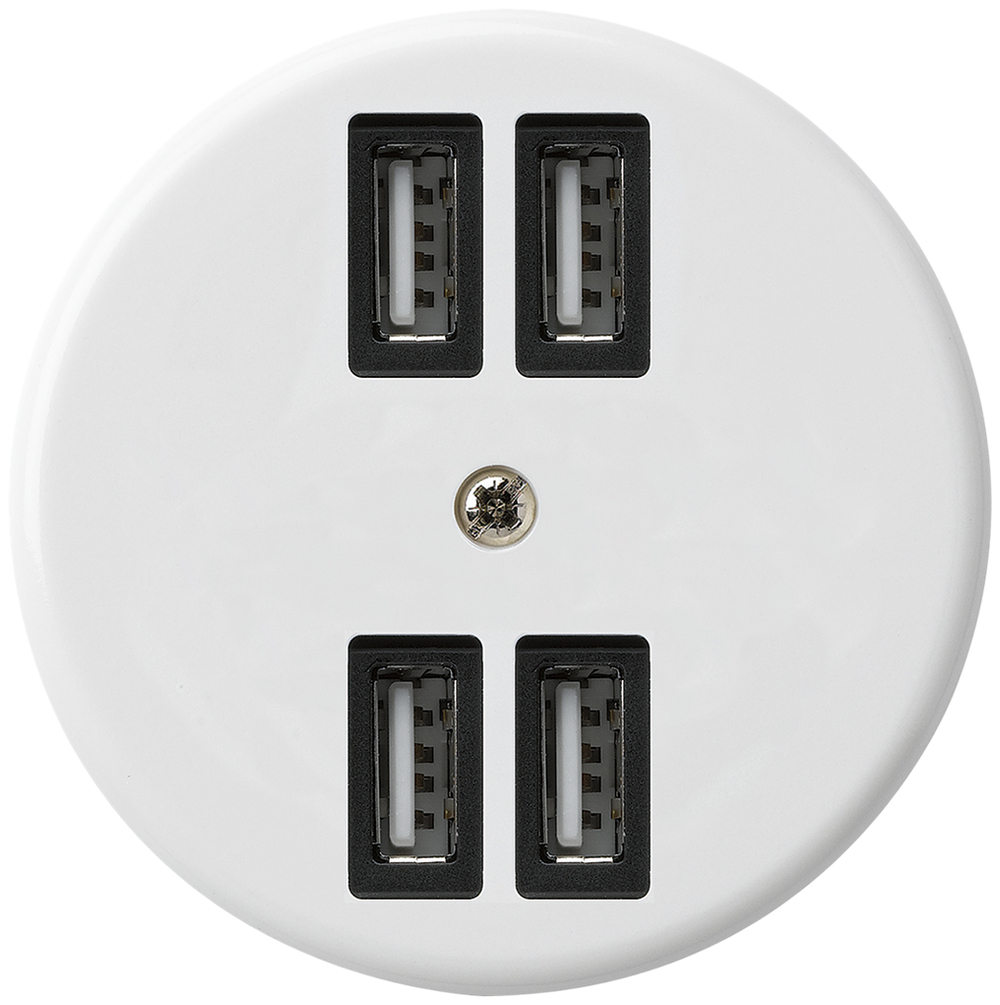 Steckdose 4×USB BAS A 2400mA