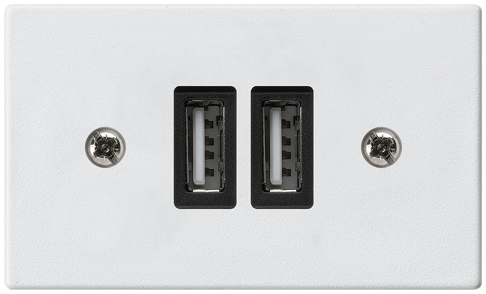 EB-Steckdose 2×USB HA FLF