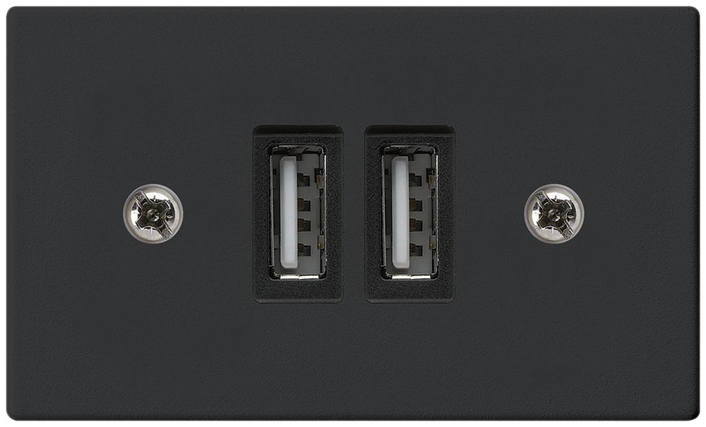 EB-Steckdose 2×USB HA FLF