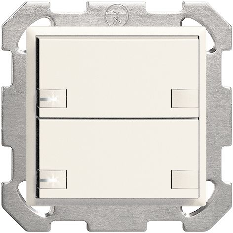 UP-Taster KNX 2-fach Edue ws