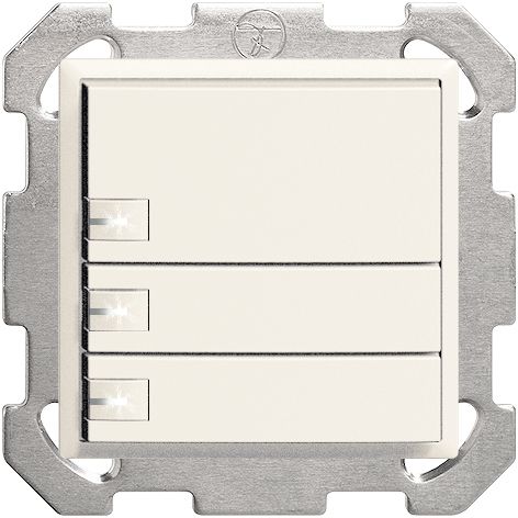 UP-Taster KNX 3-fach Edue ws