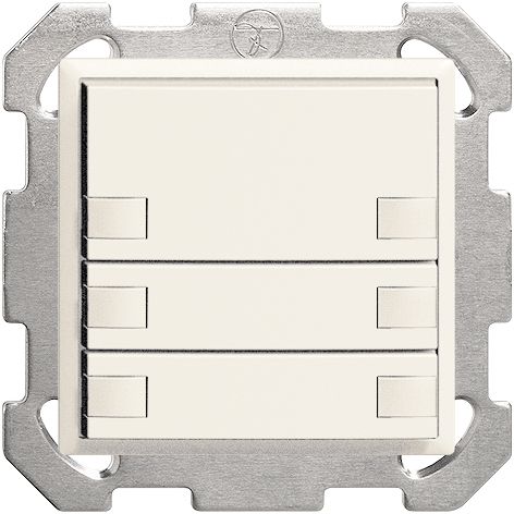 UP-Taster KNX 3-fach Edue ws