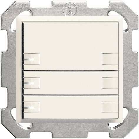 UP-Taster KNX 3-fach Edue ws