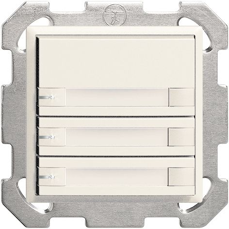 UP-Taster KNX 3-fach Edue ws