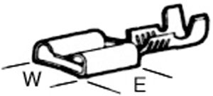 Steckhülse Faston 1-2,5mm²