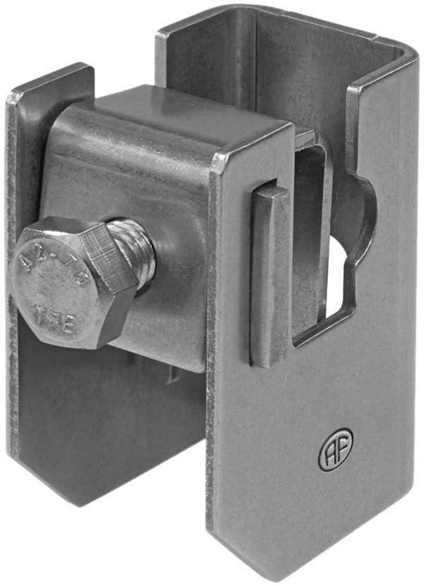 Flachbandhalter AV 27, Inox A2