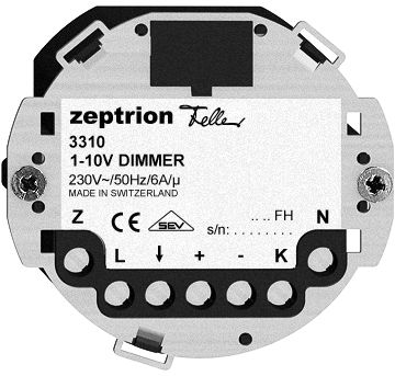 Dimmaktor ZEP 1-10V 600VA