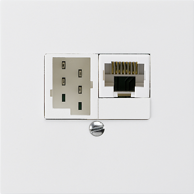 UP-Dose KAL 1×RJ45u+1×TT83 ws