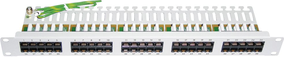 Patchpanel 19" 1HE Voice Kat3