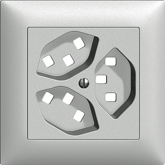 UP-Frontset Edue si 88×88mm