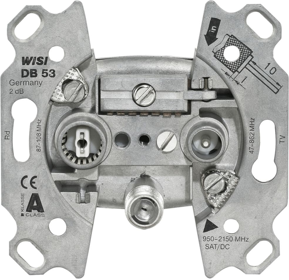 Stichdose SAT,3-Loch WISI DB53