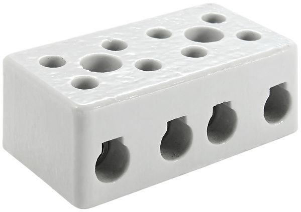 Klemme Porzellan 10mm² 4L