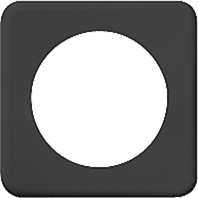 Abdeckplatte I 58mm sz