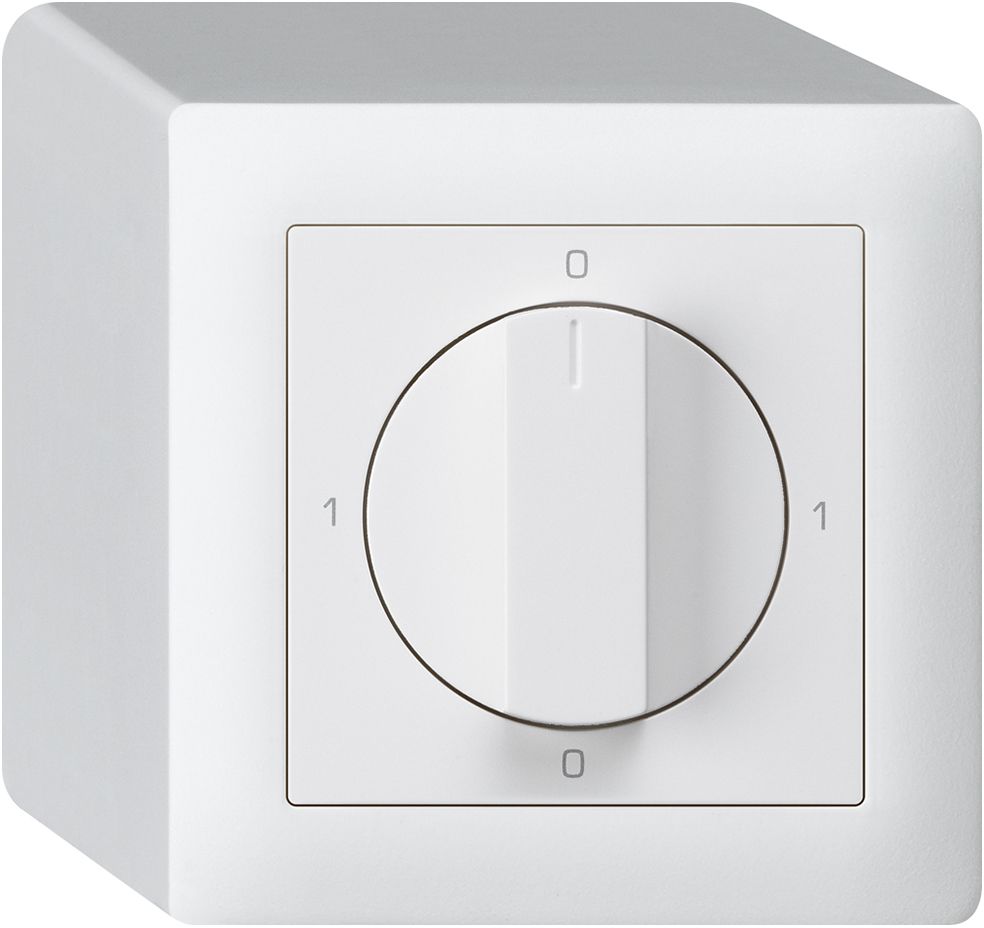 AP-Drehschalter KAL 2/1L ws