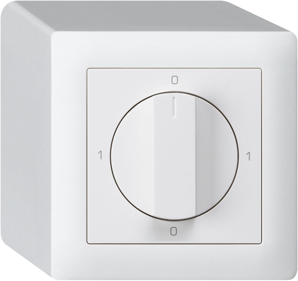 AP-Drehschalter KAL 2/1L ws