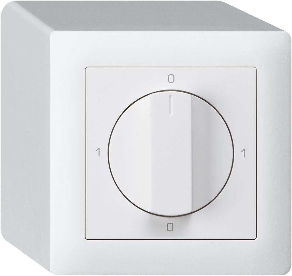 AP-Drehschalter KAL 2/1L ws