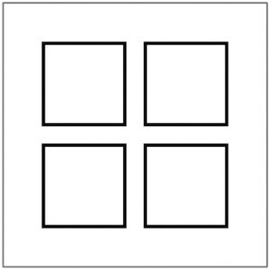 UP-Kopfzeile 2×2 o.Deckplatte
