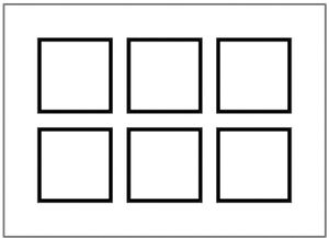 UP-Kopfzeile 2×3 o.Deckplatte