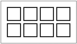UP-Kopfzeile 2×4 o.Deckplatte