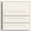 UP-Taster KNX 3-fach Edue ws