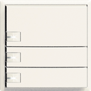 UP-Taster KNX 3-fach Edue ws