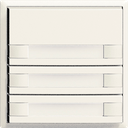 UP-Taster KNX 3-fach Edue ws