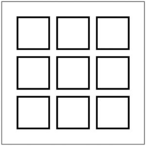 UP-Kopfzeile 3×3 o.Deckplatte