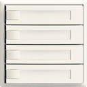 UP-Taster KNX 4-fach Edue ws