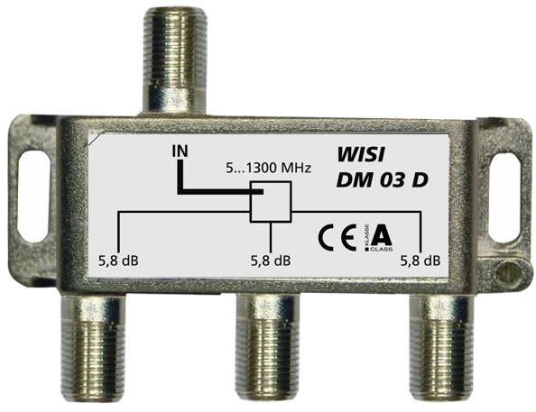 F-Verteiler WISI DM03D 3-fach