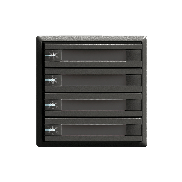 UP-Taster KNX 4-fach Edue sz