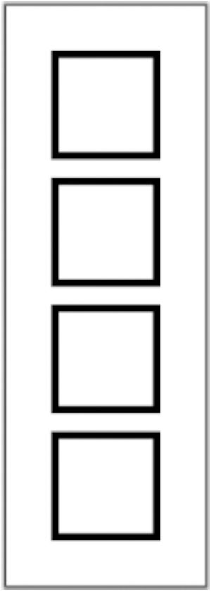 UP-Kopfzeile 4×1 o.Deckplatte