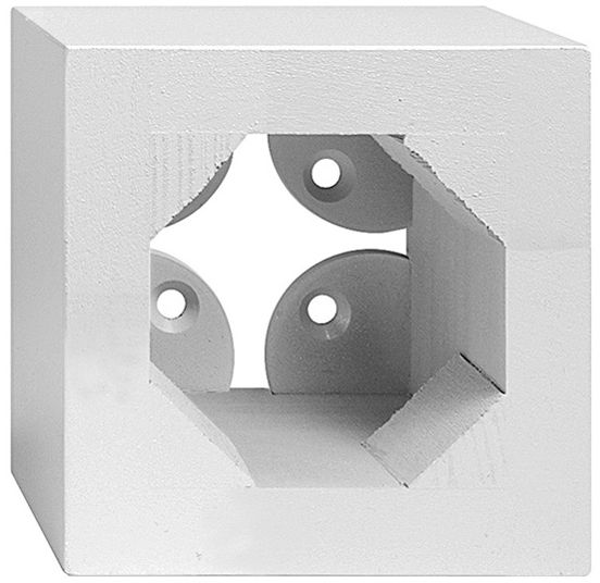 AP-Holzrahmen Edizio 1×1 ws