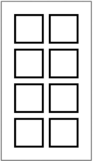 UP-Kopfzeile 4×2 o.Deckplatte
