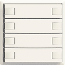 UP-Taster KNX 8-fach Edue ws