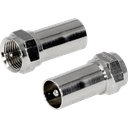 Adapter IEC-Stecker/F-Stecker