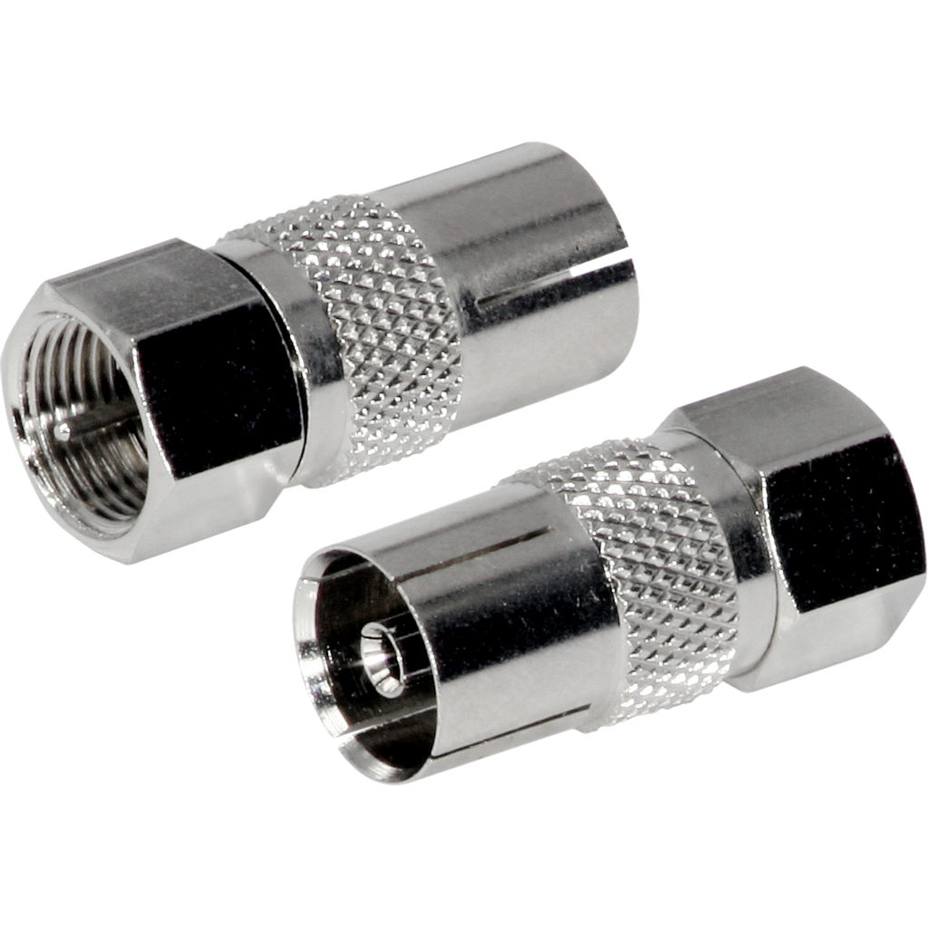 Adapter IEC-Kuppl./F-Stecker