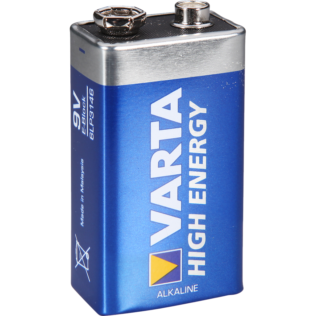 BATTERIE ALKALI 6LR61 9.0V