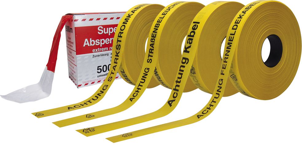 Absperrband Cp 500m rt-ws