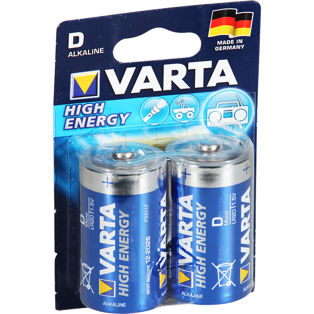 Batterie Alkali LR20 1,5V