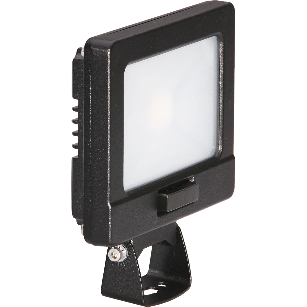 ISON LED-Fluter mit PIR 10W, schwarz,