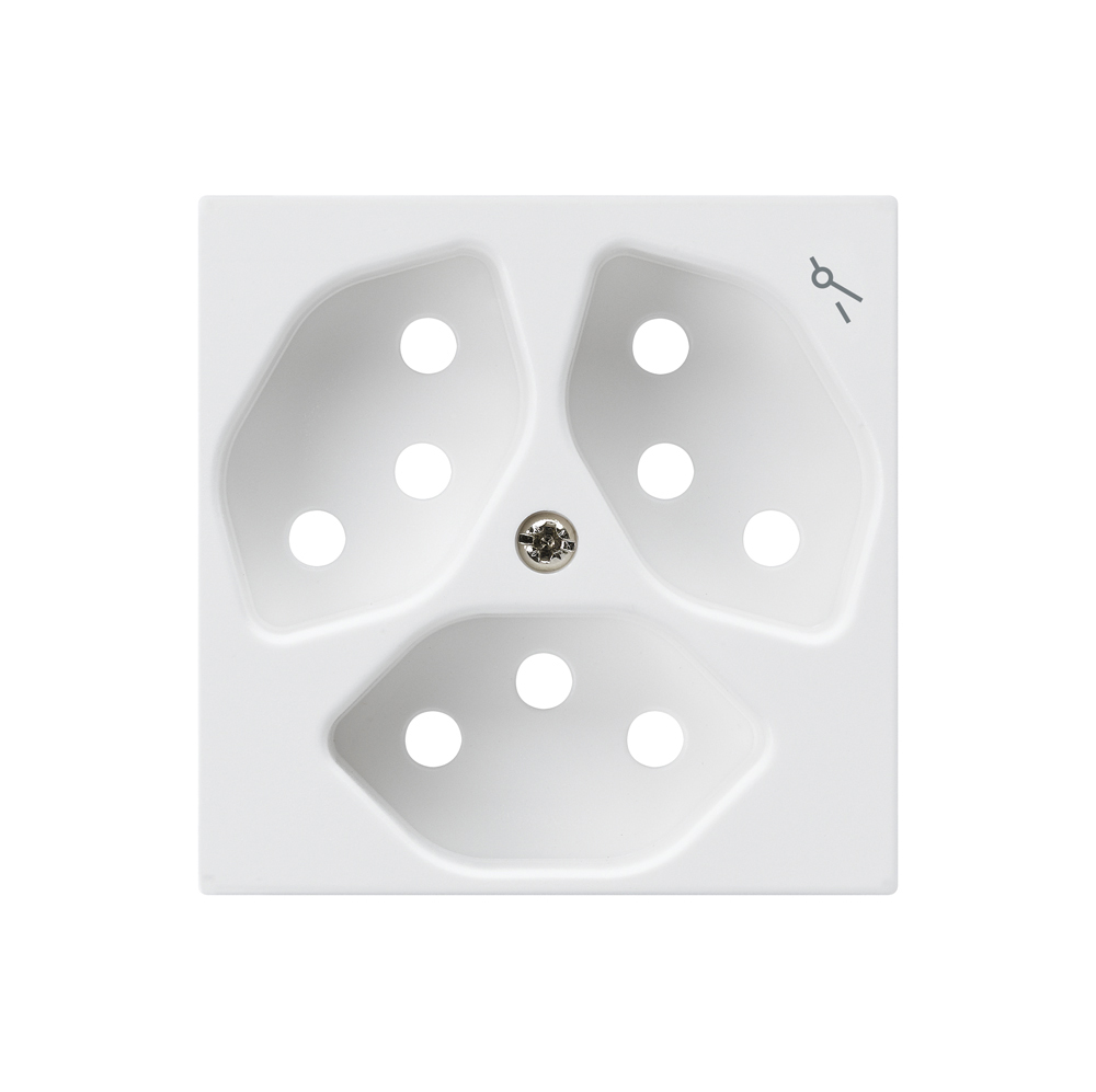 Frontplatte KAL 3×T13 60×60mm