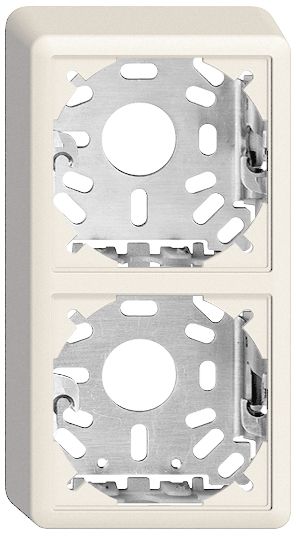 Kappe m.Grundplatte 2×39mm