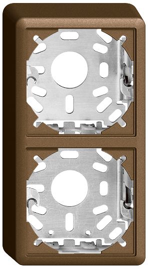 Kappe m.Grundplatte 2×39mm